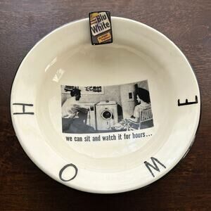 Vintage 1996 Charles Frizzell HOME Series Ceramic Bowl Java House